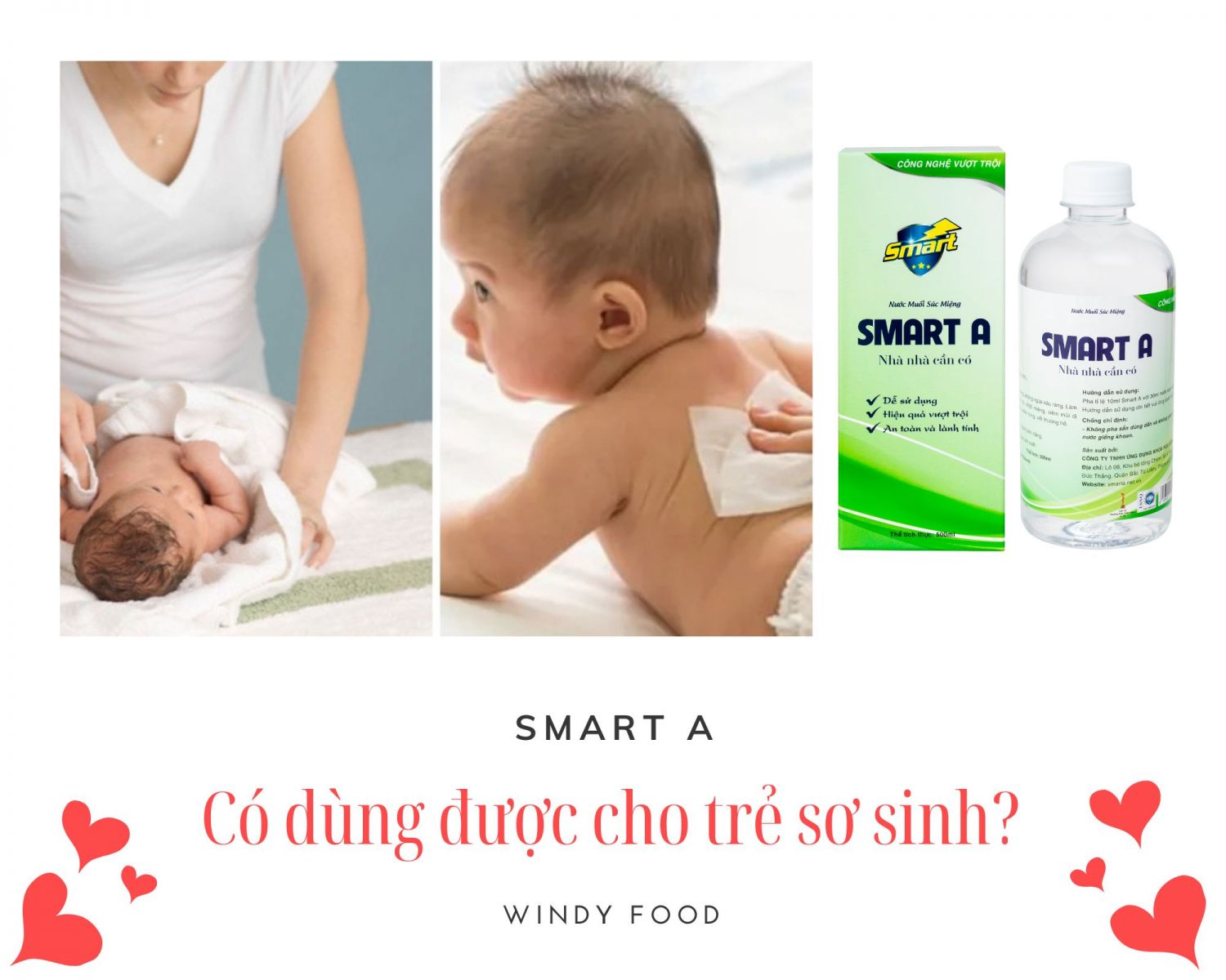 smart a có dùng được cho trẻ sơ sinh không